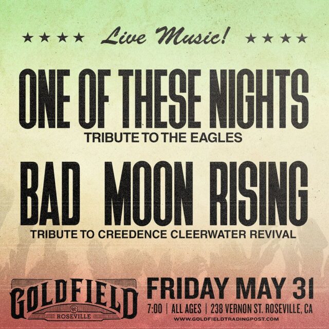 One of these Nights / Bad Moon Rising – Fri May 31