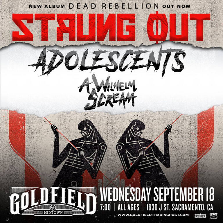 Strung Out & Adolescents – Wed Sep 18