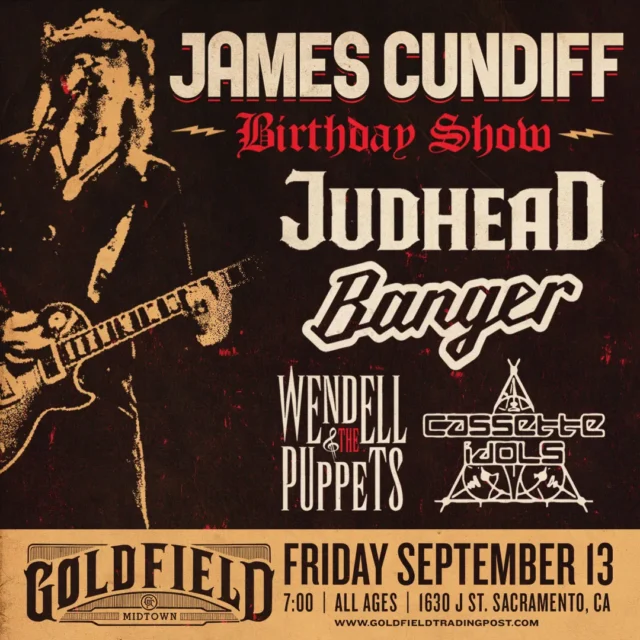 James Cundiff Birthday Show – Fri Sep 13