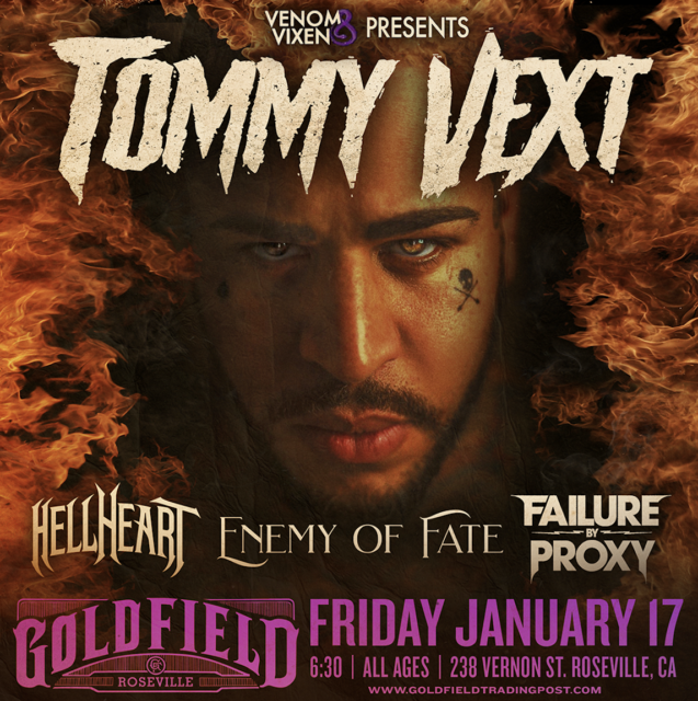 Tommy Vext – Fri Jan 17