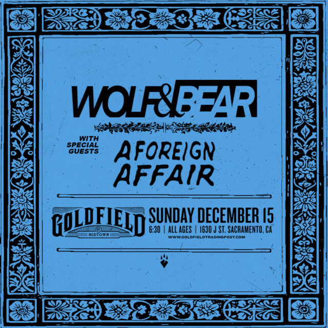 Wolf & Bear – Sun Dec 15