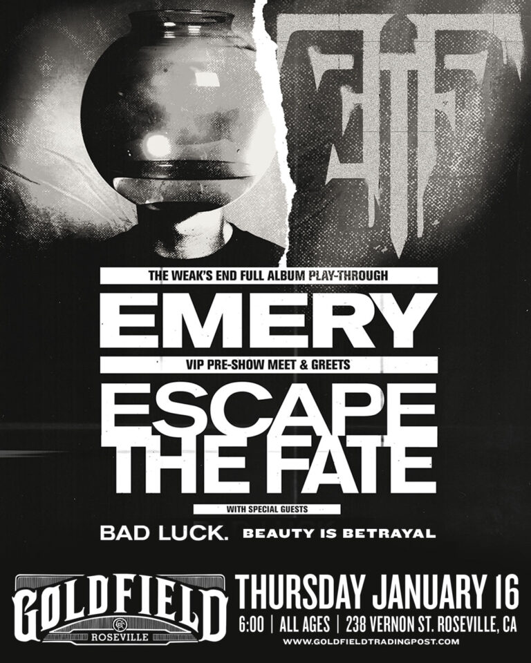 Emery / Escape the Fate – Thu Jan 16