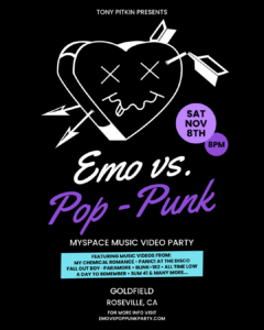 Emo vs. Pop-Punk – Sat Feb 21