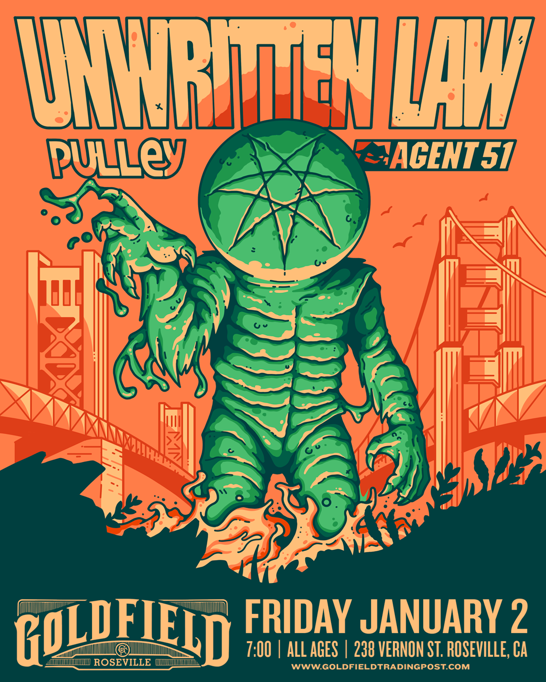 Unwritten Law – Fri Jan 02