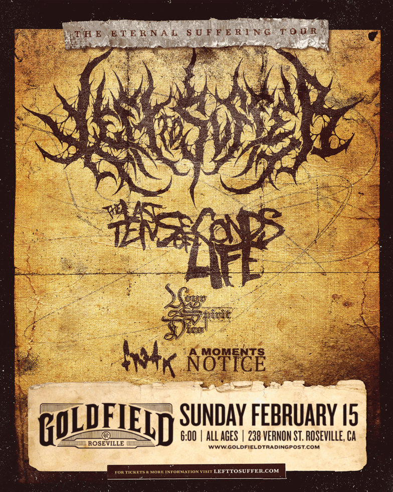 Left to Suffer – Sun Feb 15