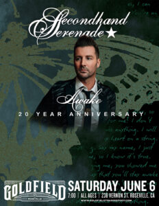 Secondhand Serenade – Sat Jun 06