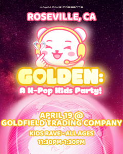 GOLDEN: A K-Pop Kids Party – Sun Apr 19