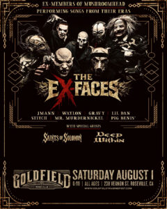 The Ex-Faces – Sat Aug 01