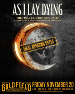 As I Lay Dying – Fri Nov 20