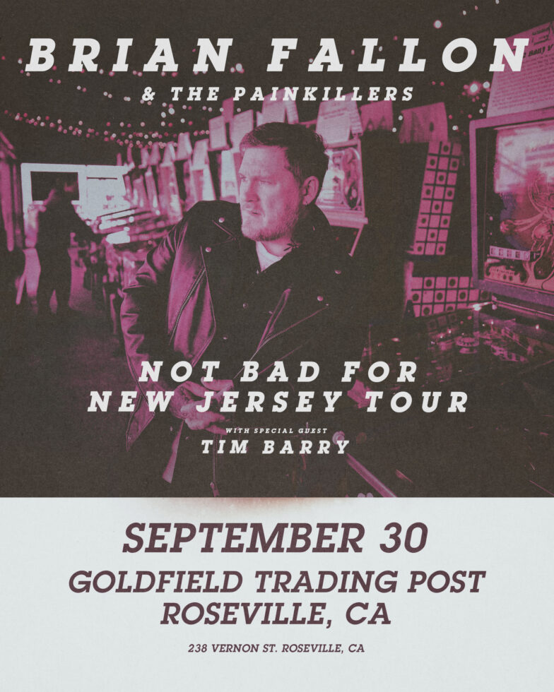 Brian Fallon & The Painkillers – Wed Sep 30