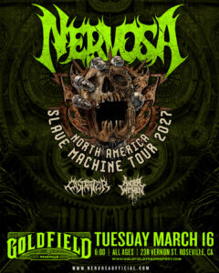 Nervosa – Tue Mar 16