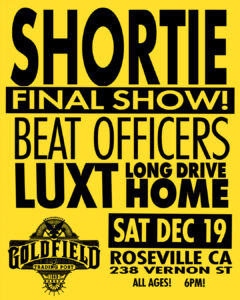 SHORTIE – Sat Dec 19