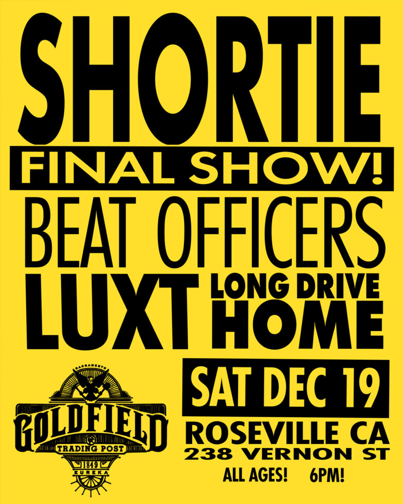 SHORTIE – Sat Dec 19