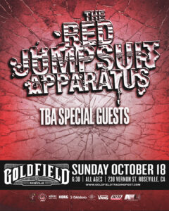 The Red Jumpsuit Apparatus – Sun Oct 18