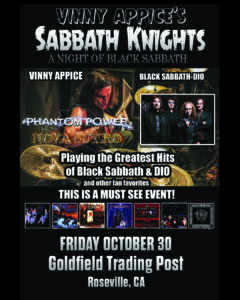 Vinny Appice’s Sabbath Knights – Fri Oct 30