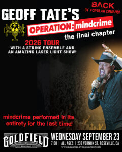 Geoff Tate – Wed Sep 23