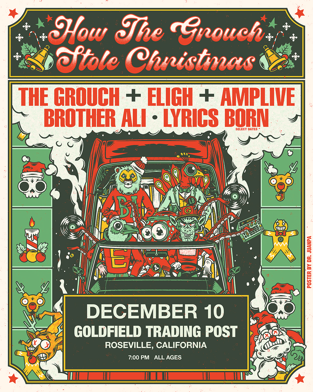 How The Grouch Stole Christmas Tour at Goldfield Trading Post (Roseville)